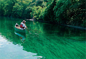 Enchanted by the sparkle of Lake Shikotsu.