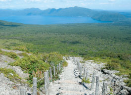 名峰樽前山登山